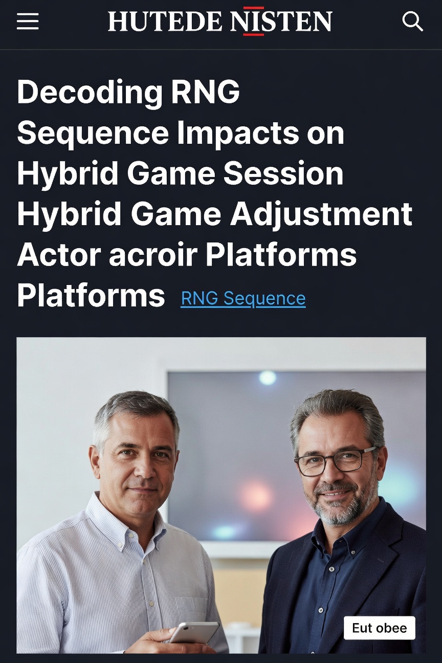 Illustration einer RNG-Sequenz-Analyse in Hybrid-Spielsystemen mit Plattformvergleichen