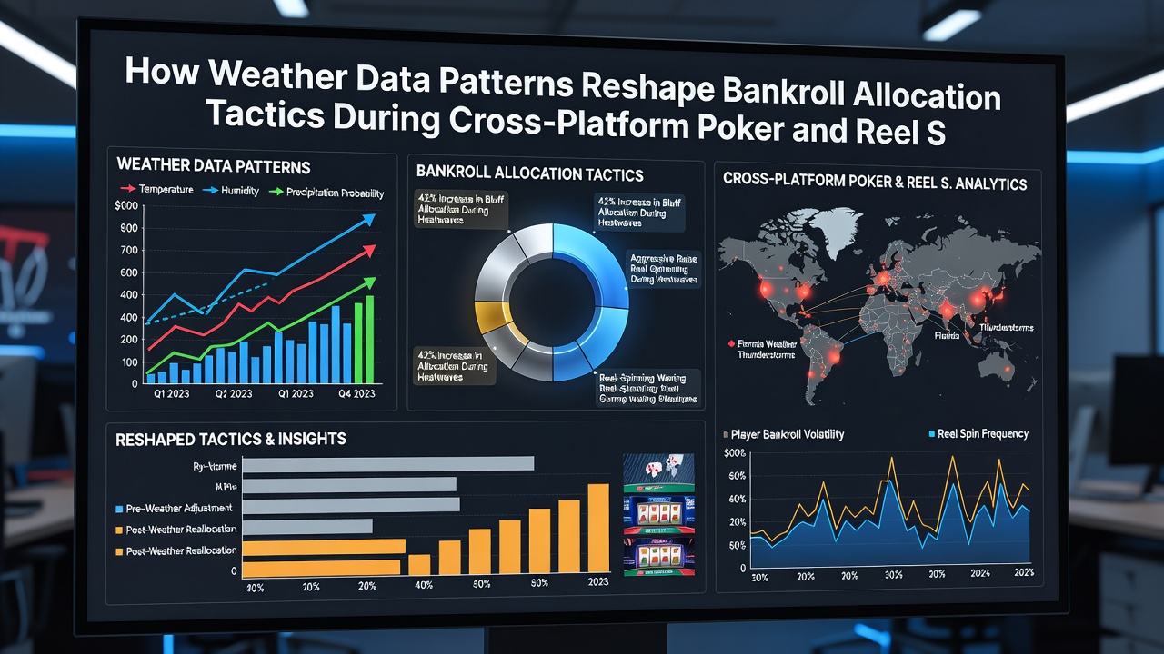 Datenanalyse zu Wetter und Bankroll-Verteilung in hybriden Spiel-Sessions